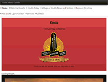 Tablet Screenshot of couttsalberta.com